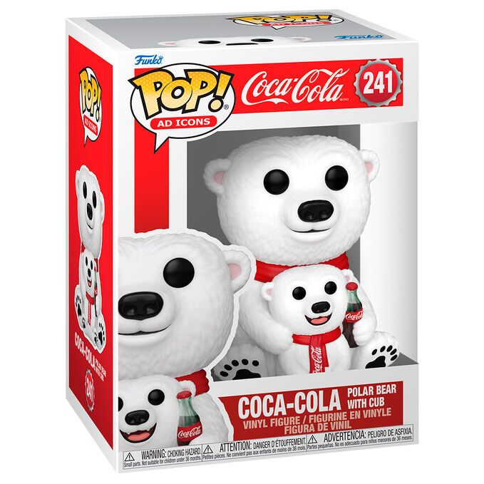 FUNKO POP Coca -Cola Polar Bear with Cub 241